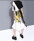 Split Abstract Art Dress